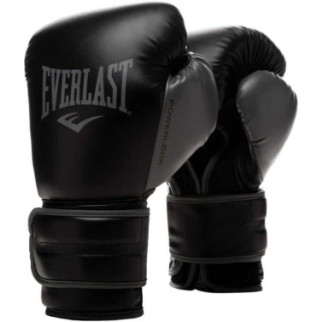 Боксерські рукавиці Everlast POWERLOCK TRAINING GLOVES Чорний, Сірий Уні 16 унцій (870310-70-816 16) - Інтернет-магазин спільних покупок ToGether