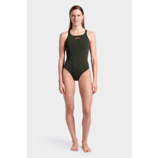 Купальник Arena TEAM SWIMSUIT SWIM PRO SOLID Темно-зелений 42 (004760-900 42) - Інтернет-магазин спільних покупок ToGether