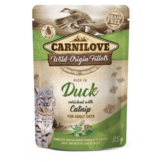 Корм Carnilove Rich In Duck with Catnip Cat Adult вологий з качкою для дорослих котів 85 гр - Інтернет-магазин спільних покупок ToGether