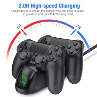 Зарядна станція для джойстиків PS4, зарядна док-станція PS4 для DualShock 4 - Інтернет-магазин спільних покупок ToGether