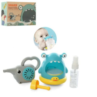 Дитячий генератор мильних бульбашок YB1761-3 для ванної  (Акула) - Інтернет-магазин спільних покупок ToGether