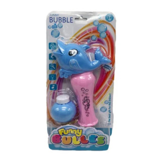 Генератор мильних бульбашок "Дельфін" 001-7 зі світлом та звуком (Синій) - Інтернет-магазин спільних покупок ToGether