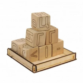 Набір дерев'яних кубиків (укр.) - Інтернет-магазин спільних покупок ToGether