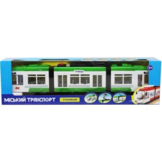 Трамвай зі світлом та звуком (зелений) - Інтернет-магазин спільних покупок ToGether