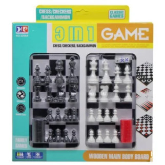 Гра настільна "Шахмати, шашки, нарди" 3 в 1 - Інтернет-магазин спільних покупок ToGether