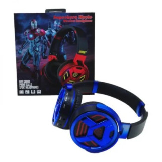 Навушники бездротові "Залізна людина" (сині) - Інтернет-магазин спільних покупок ToGether