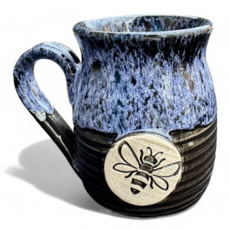 Чашка синя ручної роботи Бджілка - Інтернет-магазин спільних покупок ToGether