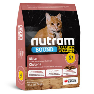 Корм Nutram S1 Sound Balanced Wellness Kitten сухий для кошенят 20 кг - Інтернет-магазин спільних покупок ToGether