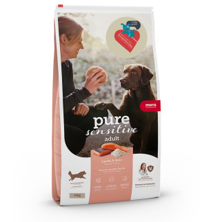Корм Mera Pure Sensitive Dog Adult Lachs & Reis сухий із лососем для дорослих собак усіх порід 14 кг - Інтернет-магазин спільних покупок ToGether