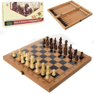Настільна гра "Шахи" B3116 з нардами і шашками - Інтернет-магазин спільних покупок ToGether