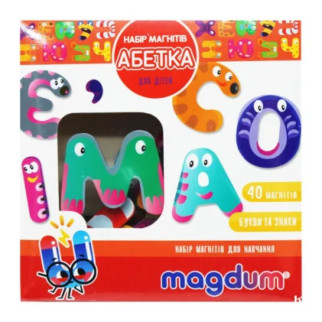 Дитячий набір магнітів "Азбука" Magdum ML4031-36 УКР - Інтернет-магазин спільних покупок ToGether
