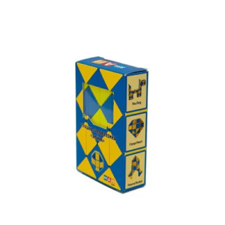 Головоломка Розумний кубик "Змійка синьо-жовта" SCU024 (Smart Cube Twisty Puzzle Snake "Ukraine") - Інтернет-магазин спільних покупок ToGether