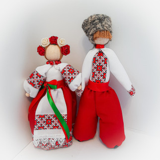 Українці набір лялька в стилі мотанка, Українські хендмейд сувеніри пара кукол для декору Українська лялька кукла - Інтернет-магазин спільних покупок ToGether