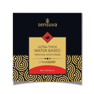 Пробник Sensuva - Ultra–Thick Water-Based Strawberry (6 мл) - Інтернет-магазин спільних покупок ToGether