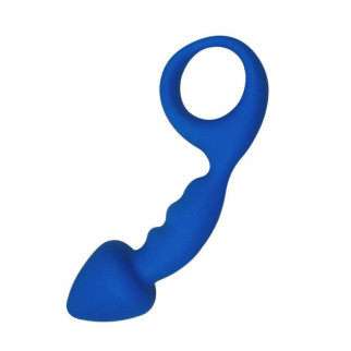 Анальна пробка Adrien Lastic Budy Blue із стимулюючою ніжкою, макс. діаметр 2,5 см - Інтернет-магазин спільних покупок ToGether