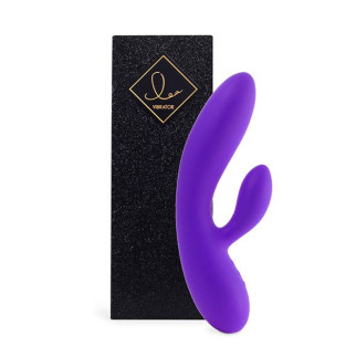 Гнучкий вібратор кролик з двома моторами FeelzToys Lea Rabbit Vibrator Medium Purple - Інтернет-магазин спільних покупок ToGether