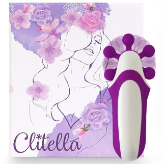 Стимулятор з імітацією оральних пестощів FeelzToys - Clitella Oral Clitoral Stimulator Purple - Інтернет-магазин спільних покупок ToGether