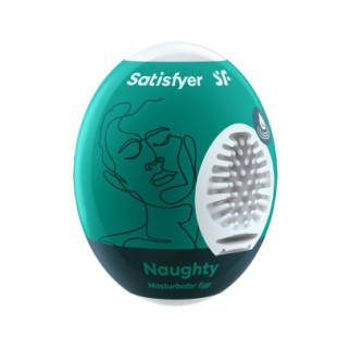 Самозмащувальний мастурбатор-яйце Satisfyer Masturbator Egg Naughty, одноразовий, не потребує змазки - Інтернет-магазин спільних покупок ToGether