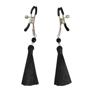 Затискач для сосків Art of Sex - Nipple clamps Black Tassels - Інтернет-магазин спільних покупок ToGether