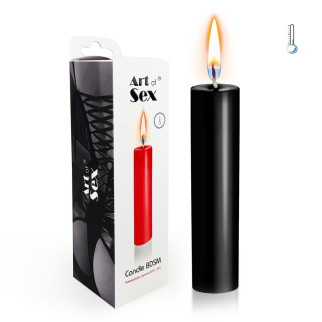 Чорна свічка воскова Art of Sex size M 15 см низькотемпературна - Інтернет-магазин спільних покупок ToGether