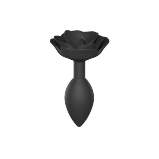 Силіконова анальна пробка Love To Love OPEN ROSES L SIZE - BLACK ONYX - Інтернет-магазин спільних покупок ToGether