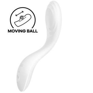 Вібратор із перлинною стимуляцією точки G Satisfyer Rrrolling Pleasure White - Інтернет-магазин спільних покупок ToGether