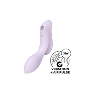 Вакуумний стимулятор з вібрацією Satisfyer Curvy Trinity 2 Violet - Інтернет-магазин спільних покупок ToGether