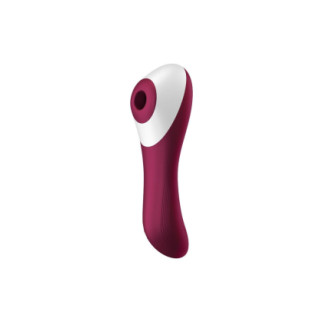 Вакуумний стимулятор із вібрацією Satisfyer Dual Crush Wine Red - Інтернет-магазин спільних покупок ToGether