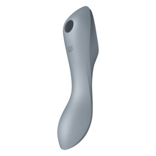 Вакуумний стимулятор з вібрацією Satisfyer Curvy Trinity 3 BlueGrey - Інтернет-магазин спільних покупок ToGether