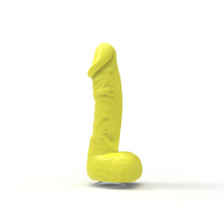 Крафтове мило-член із присоскою Pure Bliss BIG Yellow, натуральне - Інтернет-магазин спільних покупок ToGether