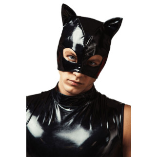 Лакована чорна маска «Кіт» D&A - Інтернет-магазин спільних покупок ToGether