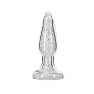 Скляна анальна пробка Pillow Talk Fancy Luxurious Glass Anal Plug, ⌀3,1см, віброкуля в подарунок - Інтернет-магазин спільних покупок ToGether