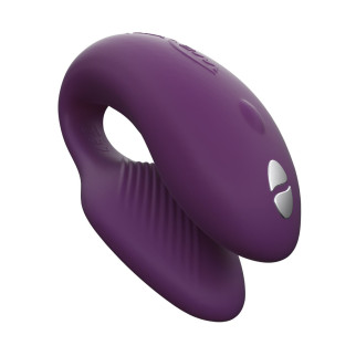 Смарт-вібратор для пар We-Vibe Chorus Purple, сенсорне керування вібраціями стисненням пульта	 - Інтернет-магазин спільних покупок ToGether