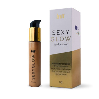 Крем-шимер для тіла Intt Sexy Glow (60 мл) з олією ши та ароматом ванілі, сяйна засмагла шкіра - Інтернет-магазин спільних покупок ToGether