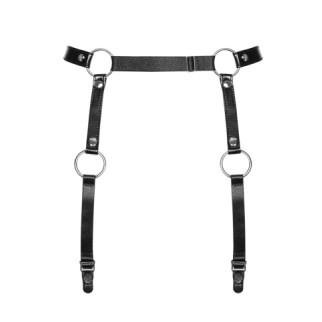 Гартери Obsessive A741 garter belt black O/S, штучна шкіра - Інтернет-магазин спільних покупок ToGether