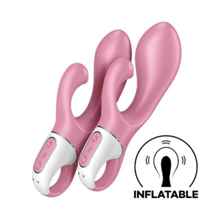 Вібратор-кролик надувний Satisfyer Air Pump Bunny 2 - Інтернет-магазин спільних покупок ToGether