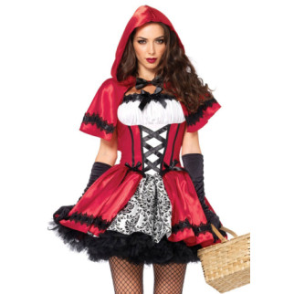 Еротичний костюм Червоної шапочки Leg Avenue Gothic Red Riding Hood S, сукня, накидка - Інтернет-магазин спільних покупок ToGether