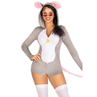 Комбінезон-костюм миші Leg Avenue Comfy Mouse L, з капюшоном - Інтернет-магазин спільних покупок ToGether
