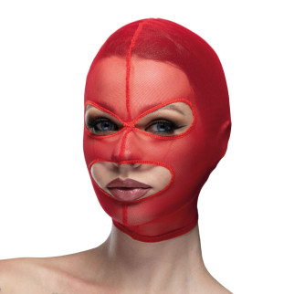 Маска сітка з відкритим ротом та очима Feral Feelings - Mask Red - Інтернет-магазин спільних покупок ToGether
