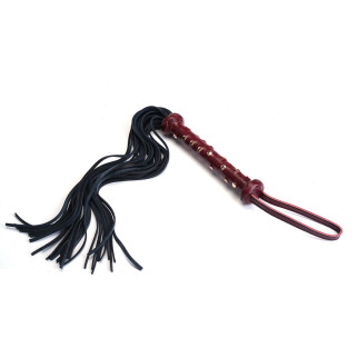 Флогер Liebe Seele Wine Red Studded Flogger - Інтернет-магазин спільних покупок ToGether