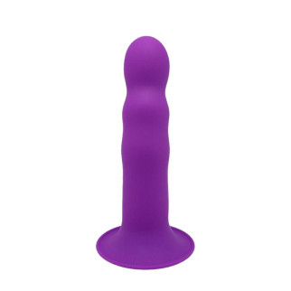 Дилдо з присоскою Adrien Lastic Hitsens 3 Purple, відмінно для страпона, діам. 4,1см, довжина 18,2см - Інтернет-магазин спільних покупок ToGether