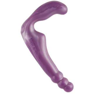 Безремневой страпон Doc Johnson The Gal Pal Purple, платинум силікон, діаметр 3 см - Інтернет-магазин спільних покупок ToGether