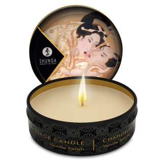 Масажна свічка Shunga Mini Massage Candle – Vanilla Fetish (30 мл) з афродизіаками - Інтернет-магазин спільних покупок ToGether