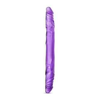 Подвійний фалоімітатор B YOURS 18INCH DOUBLE DILDO PURPLE - Інтернет-магазин спільних покупок ToGether