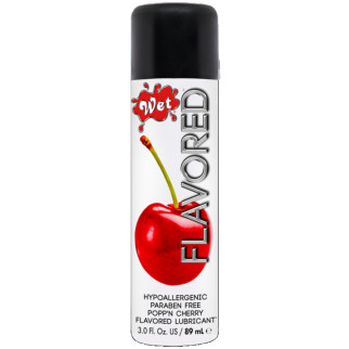 Їстівний лубрикант WET CLEAR FLAVORED SWEET CHERRY (Стигла вишня), 89 мл - Інтернет-магазин спільних покупок ToGether