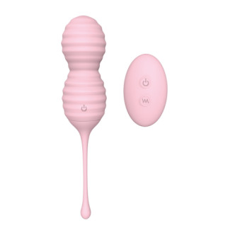 Вагінальні кульки з дистанційним пультом Dream Toys рожеві, 17.3 х 3.7 см - Інтернет-магазин спільних покупок ToGether