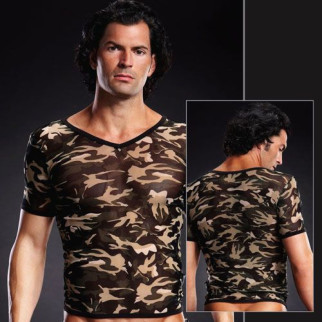 Футболка Pro-Mesh V-Neck Tee Camouflage S / M, Камуфляжний, S/M - Інтернет-магазин спільних покупок ToGether