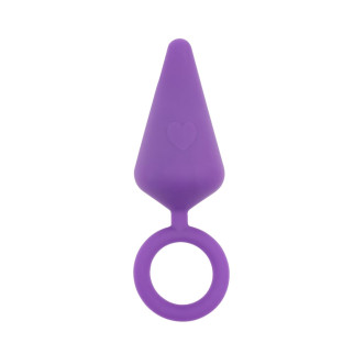 Анальна пробка c кільцем Chisa Sweet Breeze, фіолетовий, M - Інтернет-магазин спільних покупок ToGether