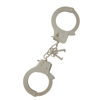 Наручники, Large Metal Handcuffs with Keys, Сріблястий - Інтернет-магазин спільних покупок ToGether