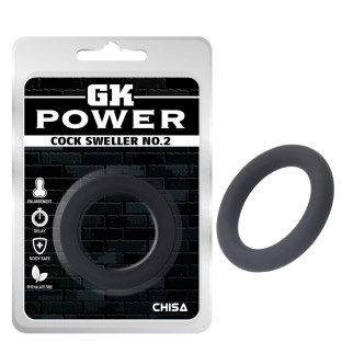 Ерекційне кільце на член Chisa GK Power No.2, силіконове, чорний - Інтернет-магазин спільних покупок ToGether